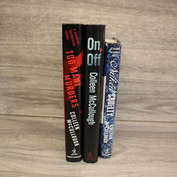 Colleen McCullough Series Lot of 3 Carmine Delmonico Mystery books - Picture 2 of 12